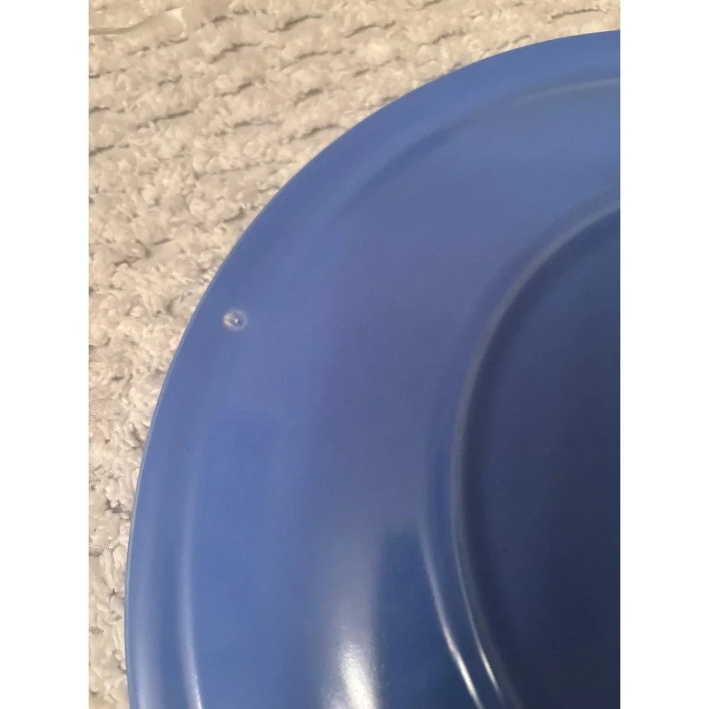 Vernon Kilns‎ Ultra California Blue Pottery Plate Mid Century Modern USA Made